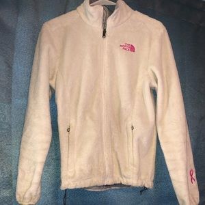 White Northface Coat